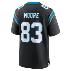 David Moore Carolina Panthers Game Jersey Black - Nike