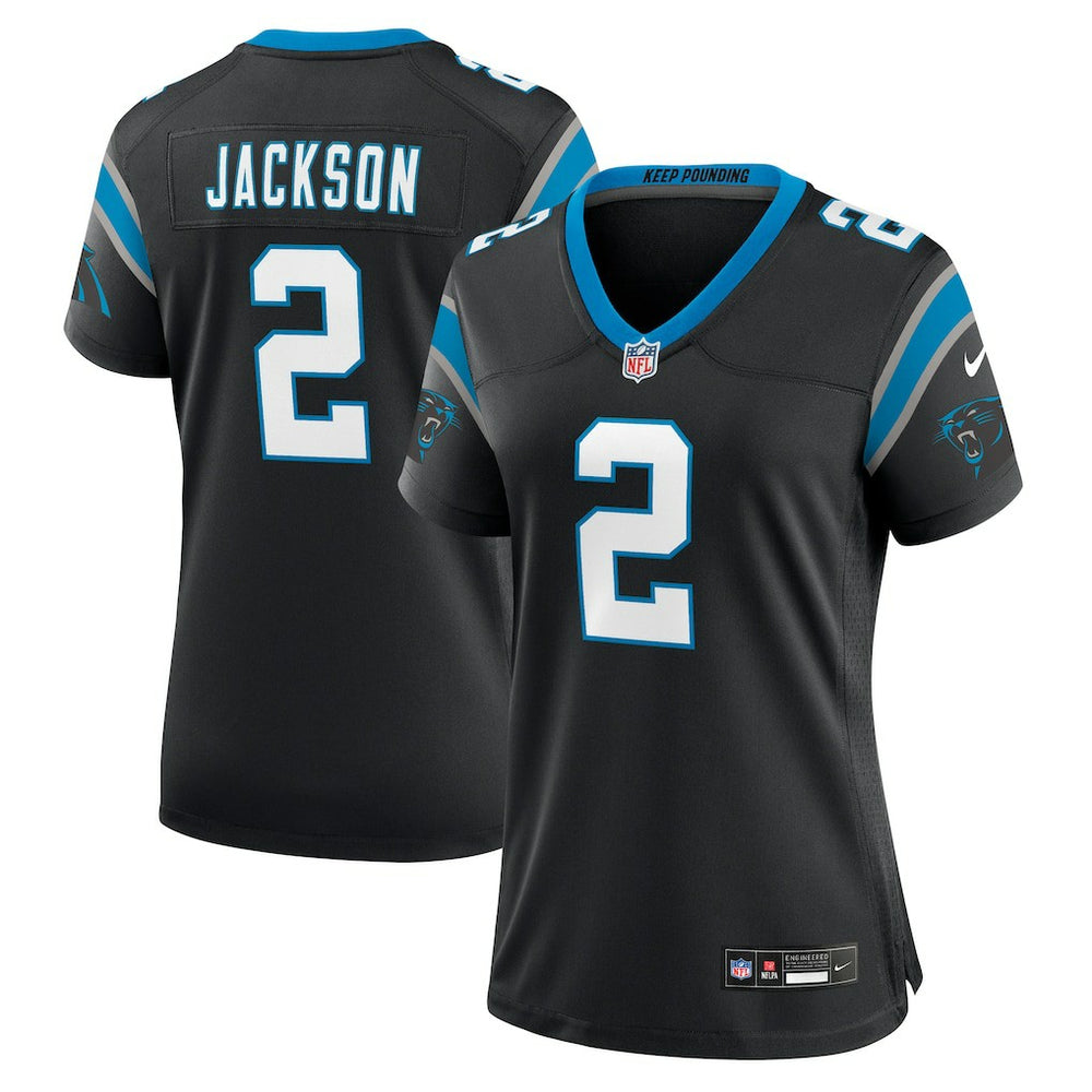 Mike Jackson Carolina Panthers Women's Game Jersey Black - Nike