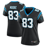 David Moore Carolina Panthers Women's Game Jersey Black - Nike