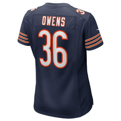 Jonathan Owens Chicago Bears Women's Game Jersey Navy - Nike