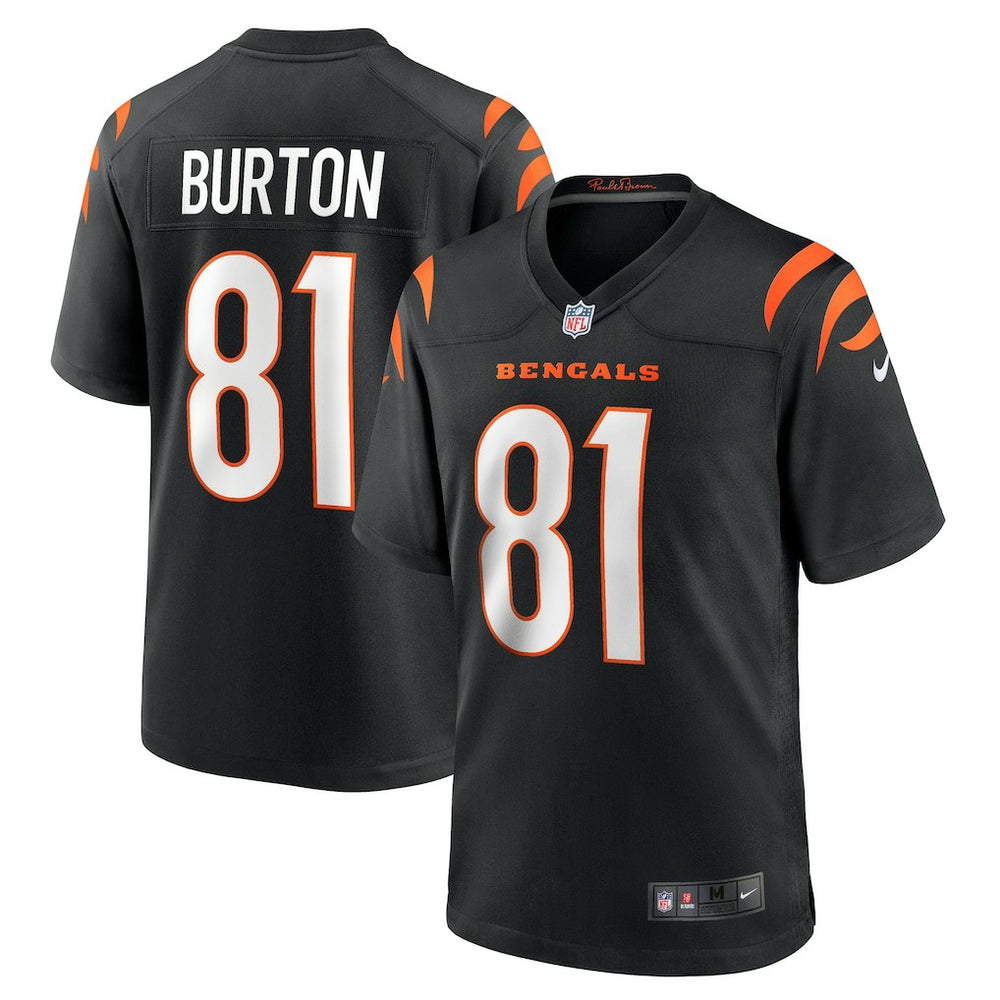 Jermaine Burton Cincinnati Bengals Game Jersey Black - Nike
