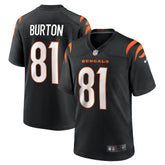 Jermaine Burton Cincinnati Bengals Game Jersey Black - Nike