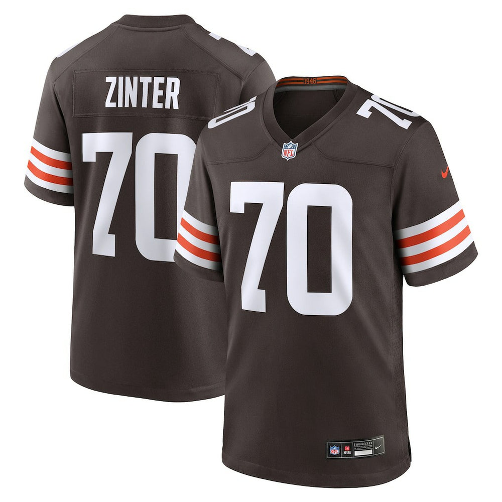 Zak Zinter Cleveland Browns Team Game Jersey Brown - Nike