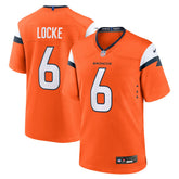 P.J. Locke Denver Broncos Team Game Jersey Orange - Nike