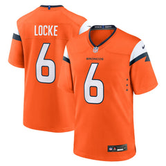 P.J. Locke Denver Broncos Team Game Jersey Orange - Nike