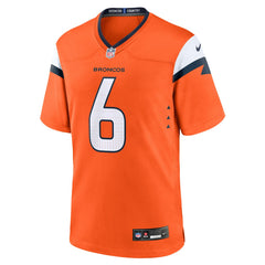 P.J. Locke Denver Broncos Team Game Jersey Orange - Nike