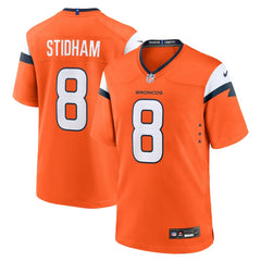 Jarrett Stidham Denver Broncos Team Game Jersey Orange - Nike
