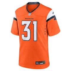 Kris Abrams-Draine Denver Broncos Team Game Jersey Orange - Nike