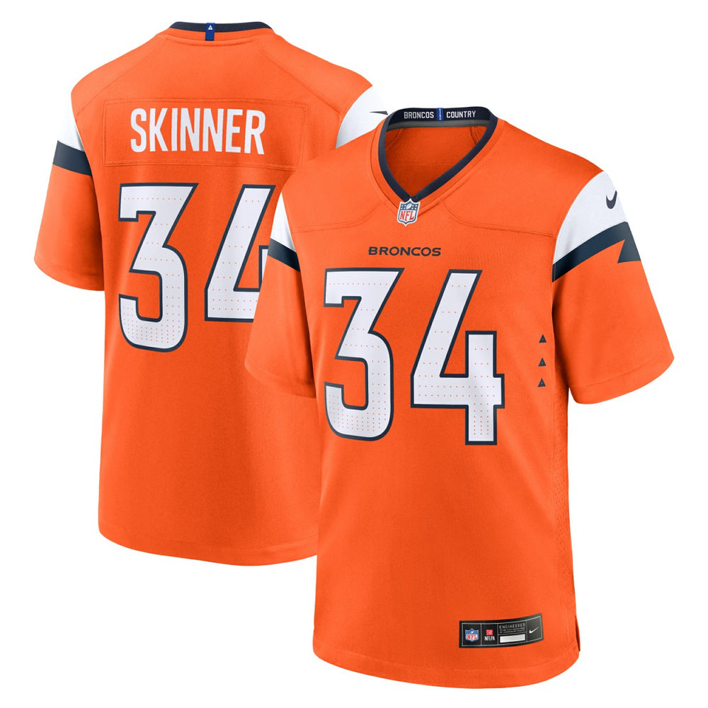JL Skinner Denver Broncos Team Game Jersey Orange - Nike