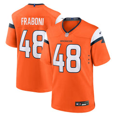Mitchell Fraboni Denver Broncos Team Game Jersey Orange - Nike