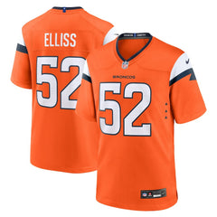 Jonah Elliss Denver Broncos Team Game Jersey Orange - Nike