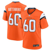 Luke Wattenberg Denver Broncos Team Game Jersey Orange - Nike