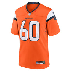 Luke Wattenberg Denver Broncos Team Game Jersey Orange - Nike