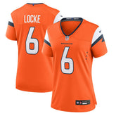 P.J. Locke Denver Broncos Women's Team Game Jersey Orange - Nike