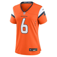 P.J. Locke Denver Broncos Women's Team Game Jersey Orange - Nike