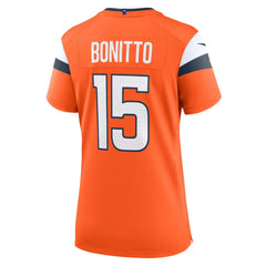 Nik Bonitto Denver Broncos Women's Team Game Jersey Orange - Nike