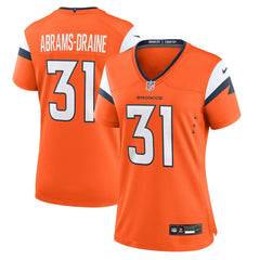 Kris Abrams-Draine Denver Broncos Women's Team Game Jersey Orange - Nike