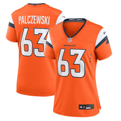 Alex Palczewski Denver Broncos Women's Team Game Jersey Orange - Nike