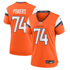 Ben Powers Denver Broncos Women's Team Game Jersey Orange - Nike