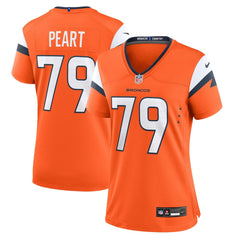 Matt Peart Denver Broncos Women's Team Game Jersey Orange - Nike