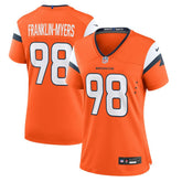 John Franklin-Myers Denver Broncos Women's Team Game Jersey Orange - Nike