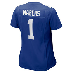 Malik Nabers New York Giants Women's Game Jersey Royal - Nike