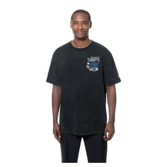 New Era - Minnesota Timberwolves Old School Sport Enzyme Wash Oversized T-Shirt - Black