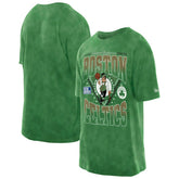 New Era - Boston Celtics Boxy Old School Sport Vintage Wash T-Shirt - Kelly Green