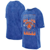 New Era - New York Knicks Old School Sport Vintage Wash T-Shirt - Blue
