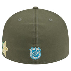 Los Angeles Kings - New Era Tonal Florals 59FIFTY Fitted Hat Olive
