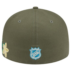 Philadelphia Flyers - New Era Tonal Florals 59FIFTY Fitted Hat Olive