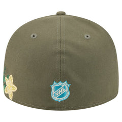 Boston Bruins New Era Tonal Florals 59FIFTY Fitted Hat Olive
