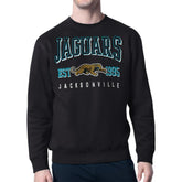 Jacksonville Jaguars Starter Retro Team Logo Pullover Sweatshirt Black - NFL