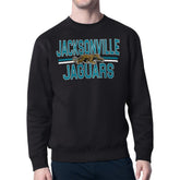 Jacksonville Jaguars Starter Mesh Look Retro Team Logo Pullover Sweatshirt Black - NFL