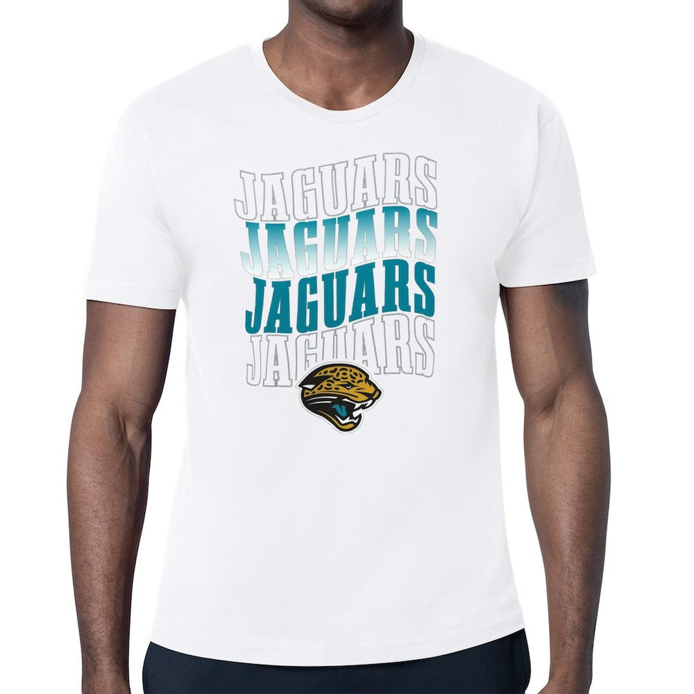 Jacksonville Jaguars Starter Repeat Wordmark Retro Team Logo T-Shirt White - NFL
