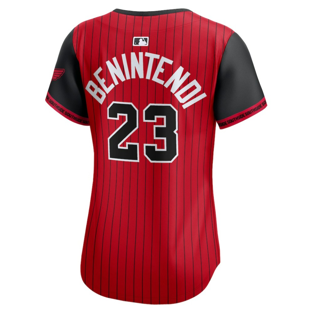 Andrew Benintendi Chicago White Sox Nike Women's 2025 City Connect Limited Player Jersey - Red/Black | MLB Jerseys