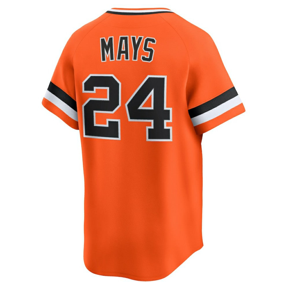 Willie Mays San Francisco Giants Nike Cooperstown Collection Limited Jersey - Orange | MLB Jerseys