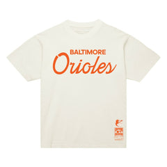 Baltimore Orioles Mitchell & Ness Vintage Script T-Shirt Clearance