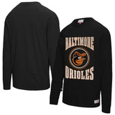 Baltimore Orioles Mitchell & Ness Arched Logo Slub Long Sleeve T-Shirt Online