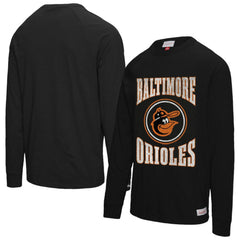 Baltimore Orioles Mitchell & Ness Arched Logo Slub Long Sleeve T-Shirt Online