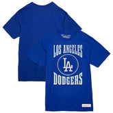 Los Angeles Dodgers Mitchell & Ness Arched Logo Slub T-Shirt Online