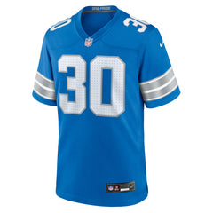 Khalil Dorsey Detroit Lions Team Game Jersey Blue - Nike