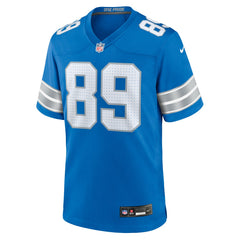 Brock Wright Detroit Lions Team Game Jersey Blue - Nike