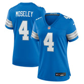 Emmanuel Moseley Detroit Lions Women's Team Game Jersey Blue - Nike