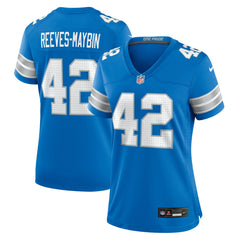 Jalen Reeves-Maybin Detroit Lions Women's Team Game Jersey Blue - Nike