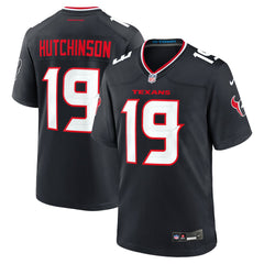 Xavier Hutchinson Houston Texans Team Game Jersey Navy - Nike