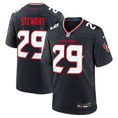 M.J. Stewart Houston Texans Team Game Jersey Navy - Nike