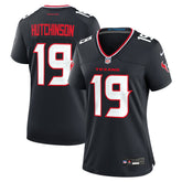Xavier Hutchinson Houston Texans Women's Team Game Jersey Navy - Nike