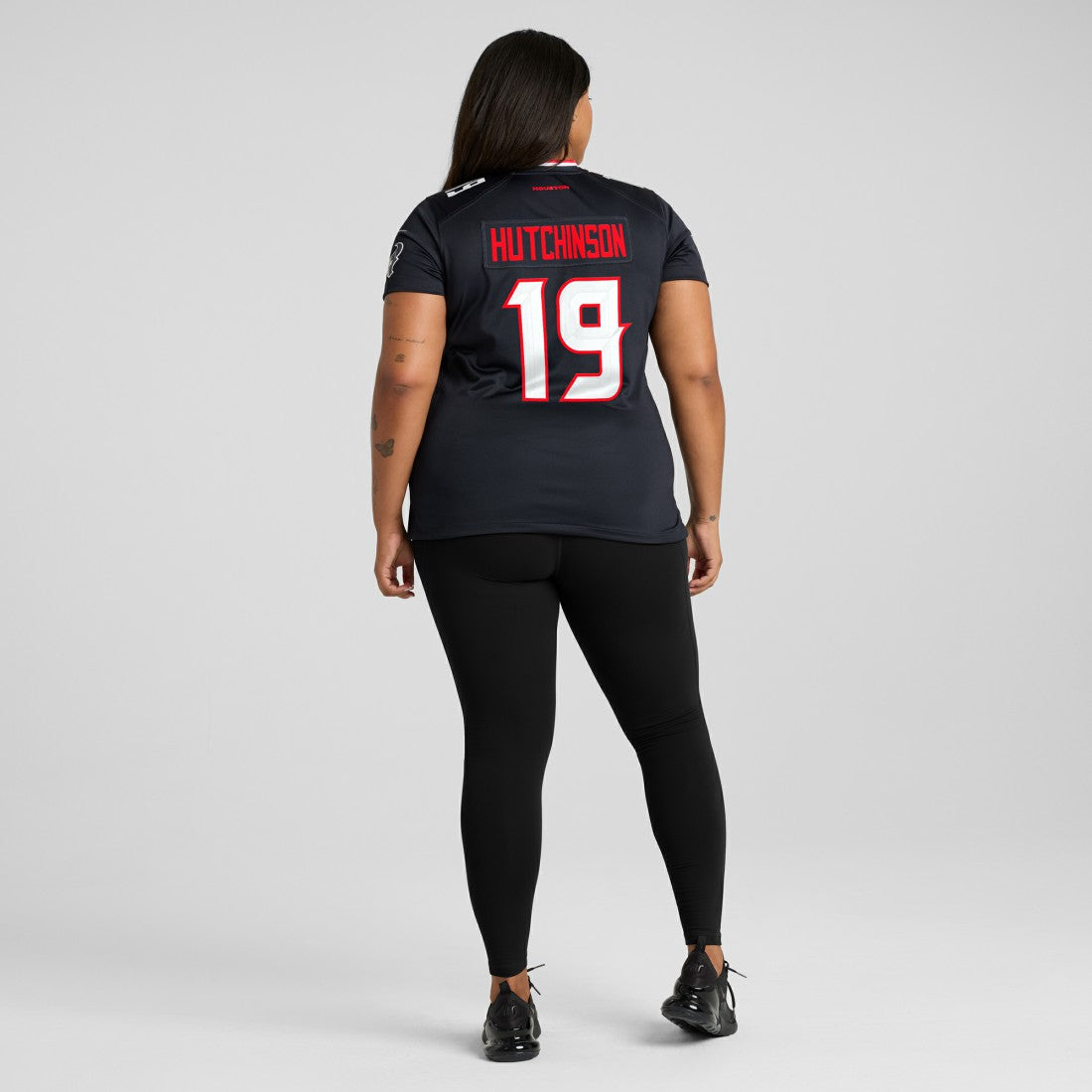 Xavier Hutchinson Houston Texans Women's Team Game Jersey - Navy | NFL Jerseys