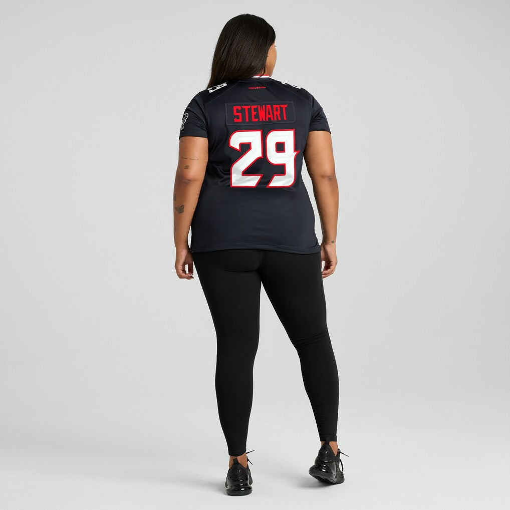 M.J. Stewart Houston Texans Women's Team Game Jersey - Navy | NFL Jerseys